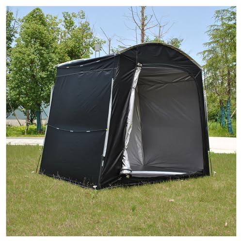 QSTGX Fahrradgarage Wetterfest Fahrradgarage 4 FahrräDer Für Motorräder Gartengeräte Rasenmäher Abmessungen 220 x 150 x 185 cm(C)