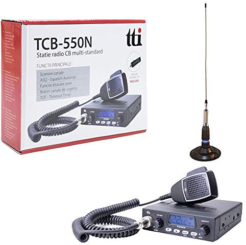 Radio CB TTi Tcb-550 Plus Antenne Pni ML160 avec Base Magnétique