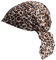 Cool4 Sommer Kopftuch Strand Bandana Meer Beanie Sonne Sonnenschutz Mütze Chemo Cap A04 (Beige-Braun im Leopard Muster)
