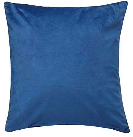Gardinenbox Sofakissen mit Füllung »Milano« HxB 45x45 cm Blau Dekokissen mit Komfort-Samt-Bezug und Reißverschluß mit Füllkissen Extra Weich Couchkissen, 203572