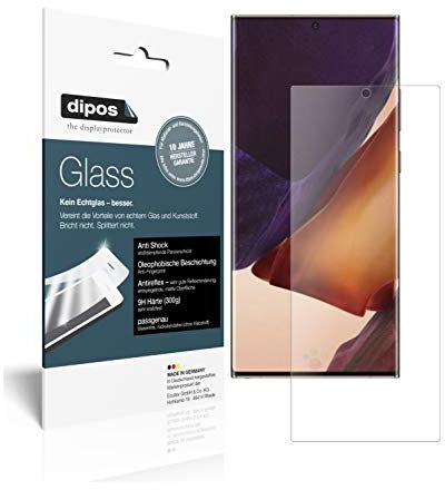 dipos I 2X Protection ecrán Mat Compatible avec Samsung Galaxy Note 20 Ultra 5G Verre Souple Film Protecteur 9H