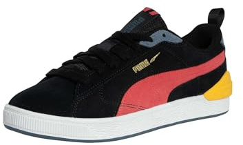 PUMA Suede Bloc Sportschuhe, Unisex, Erwachsene, Schwarz (Puma Black Paradise Pink), 44 EU