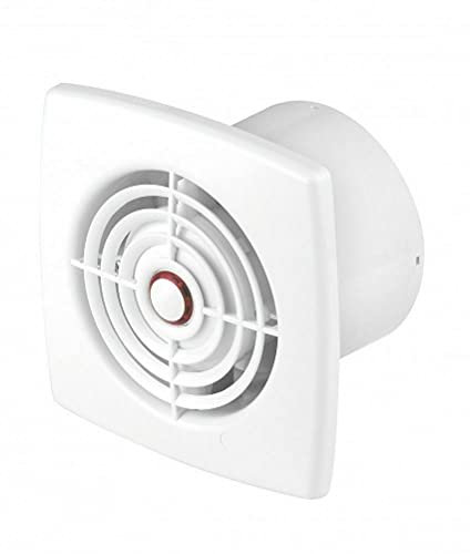 Bathroom Extractor Fan 150mm with Pull Cord Switch Kitchen Ventilator Air Vent