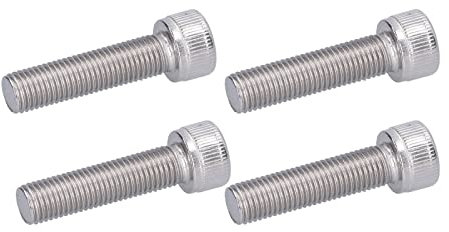 Tornillo Hexagonal, Cierre Brillante, Acabado Brillante, 1,25 Mm, Tornillo de Cabeza Hueca de Paso Fino, para Construcción, para Entusiastas del Modelo, para la Industria Automotriz, para(M10 * 40)