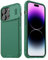 Nillkin iPhone 14 Pro Max Case - Slide Camera Cover, Mil-Grade Shockproof, Hard PC + Soft TPU, Slim Non-Slip Cover for iPhone 14 Pro Max 6.7 (Green)