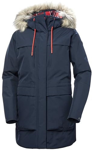 Helly Hansen Damen W Coastal Parka, Marineblau, L