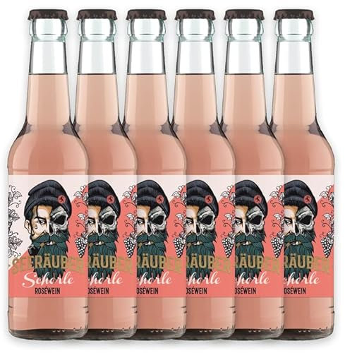 Weinschorle | Seeräuber Rosewein | 0,33l flasche (6)
