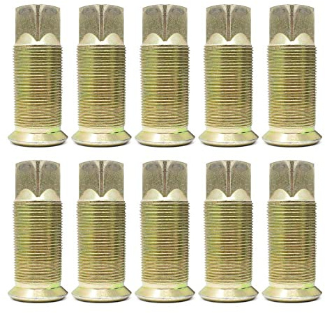 Pro Trucking Products M-133 Left Hand Stud Piloted, Budd Wheel Inner Cap Nuts for Steel Inner & Alumimun Outer Wheels, 3-1/16 L (10 Pack)