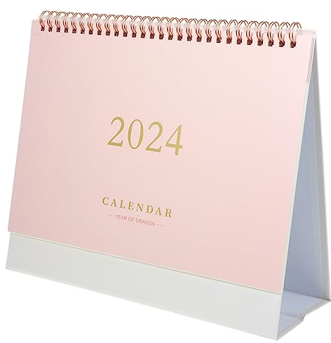 NUOBESTY Tischkalender 2023–2024 Tischkalender 18 Monate Wandkalender Kalenderplaner 2024 Kalender Für Büro Zuhause
