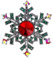 Weihnachts Schneeflocken Brosche für Damen Mädchen Diamant Zirkonia Winter Blumen Anstecknadel Corsage Weihnachts Broschen für Urlaub Party Zubehör