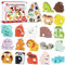 YYDeek 52PCS Wooden Alphabet Jigsaw Puzzle for Toddlers, Early Learning ABC Letters Game, Montessori Farm Animals Toys Gift for 2 3 4 5 Years Old