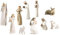 Baoblaze Weihnachtskrippe-Figuren-Set, Kunstharz-Dekoration, handgefertigt, traditionell, handbemalt, schöne Sammlung, religiöse Verzierung, 10 Stück