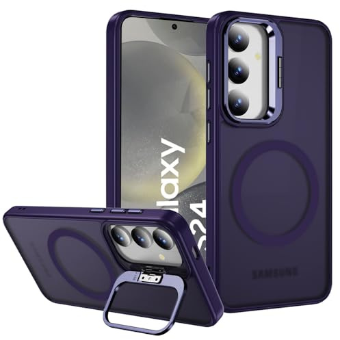 CoolGadget Magnetische Handyhülle für Samsung Galaxy S24 für MagSafe Dünn | Magnetisches Slim Case, kabelloses Laden, Soft Grip Oberfläche, kratzfest, federleicht