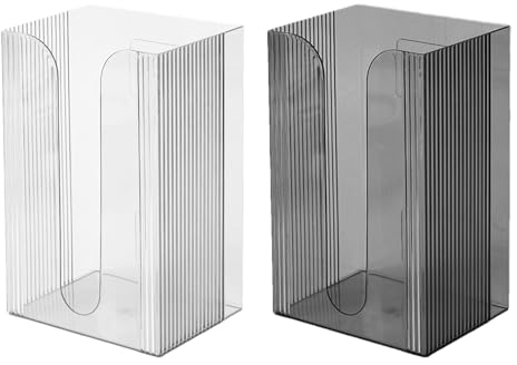 2 Wet Wipes Dispenser Box | Wall Mounted Kitchen Wipes Storage Box | No Punching Wipe Holder | Refillable Wall Hanging Tissue Holder For Kitchen Bedroom Bathroom