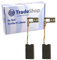 2x Trade-Shop Kohlebürste Motorkohle Schleifkohlen 5mm x 10mm x 17,2mm kompatibel mit Würth BMH 30-E kompatibel mit Bosch GBH 4 DFE GBH 4 DSC GBH 4 top PBH 300 E