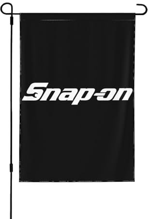 S-n-a-p-on Gartenflagge, doppelseitiges Banner, Hausflagge, Outdoor-Banner, Heimdekoration