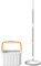 Trapeador plano Trapeadores para limpiar pisos Trapeador de separación de agua limpia y aguas residuales con cubo Trapeador flotante para pisos sin lavarse las manos Herramientas de limpieza del