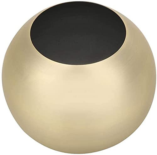 Flower Vase, Stainless Steel Bud Vases Rose Gold Round Vase Decorative Centerpiece for Home Decor-Gold