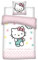 Aymax Hello Kitty Club Bettwäsche, wendbar, Bettbezug 140 x 200 cm + Kissenbezug 65 x 65 cm, 100 % Baumwolle
