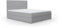 FurniDe24 Boxspringbett mit 2 Bettkästen und Taschenfederkernmatratze H3, Bett mit Zierknöpfen am Kopfteil, Topper-Matratze 3cm, verstärkter Rahmen, grau Samt, 180x200cm - Fano