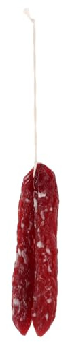 Milisten Modèle de Saucisse Réaliste en PVC Rouge pour Usage Éducatif et Photographie, Accessoire de Modélisation Unique Apparence Réaliste