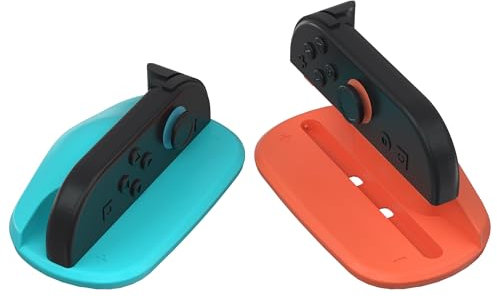 NEWZEROL Maus-Ständer Kompatibel mit Switch 2, für Drag X Drive. Ultraleicht, Ohne Tastenbeeinflussung, Einfache Installation, Enhances Desktop Gaming Experience, Switch 2 Zubehör – Blau/Orange