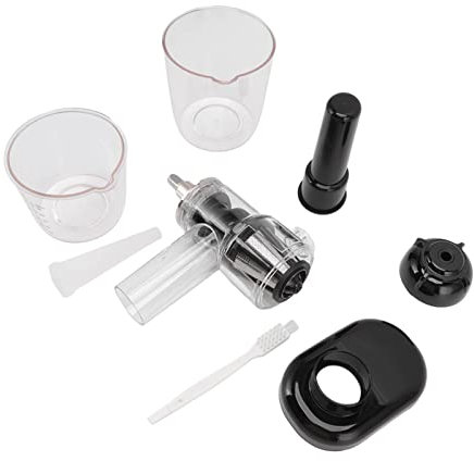 Juicer Attachment Masticating Juicer Machines Set Higher Output Compatible with Stand Mixer Extract Nutrients for Easy Cleaning and Splashing Prevention 550ml Juice Cup Capacity