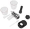 Juicer Attachment Masticating Juicer Machines Set Higher Output Compatible with Stand Mixer Extract Nutrients for Easy Cleaning and Splashing Prevention 550ml Juice Cup Capacity