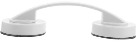 NUOBESTY Suction Cup Handle for Bathroom Door and Cabinet Durable Grip for Enhanced Safety and Stability Punch Design Easy Installation for Shower and Fridge Use