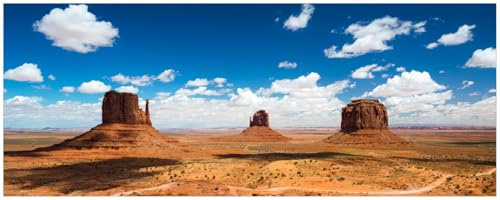 Wallario Küchenrückwand selbstklebend 115 x 50 cm, Motiv: Monument Valley | Spritzschutz abwischbar & pflegeleicht