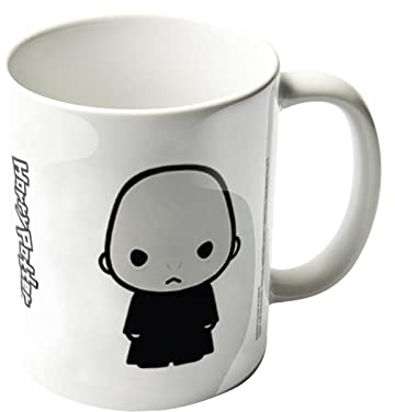 Wizarding World Harry Potter Kawaii Lord Voldemort Keramiktasse Kaffeetassen, Keramik, Mehrfarbig, 11 oz/315 ml