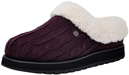 Skechers BOBS from Women's Keepsakes Ice Angel Slipper, Wine 6.5 M US