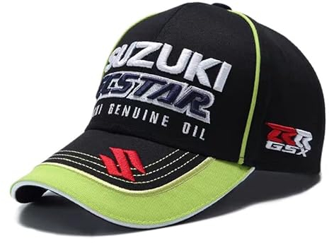 UKKD Cap Baseballmütze Dad Hut Gp Motorrad Mann Unisex Stickerei Baumwolle Trucker Hüte Suzuki Outdoor Sport F1 Rennkappen