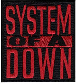 System Of A Down Red Alternative Me Aufnäher Besticktes Patch zum Aufbügeln Applique