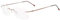 SHINU Herren MR-7 / MR-8 Linsenrahmen Titan Randlos Blaulichtbestaendig Angepasste Kurzsichtige Brille-NS1024(C4,anti blau-1.75)