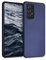 kwmobile Housse Compatible avec Samsung Galaxy A52 / A52 5G / A52s 5G Coque - Housse de téléphone Protection Souple en TPU - Bleu métallique