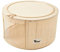 Periea 'Abby' Round Home Storage Boxes with Zip Lids, Front Window & Folding Steel Frame (Tan, Small)