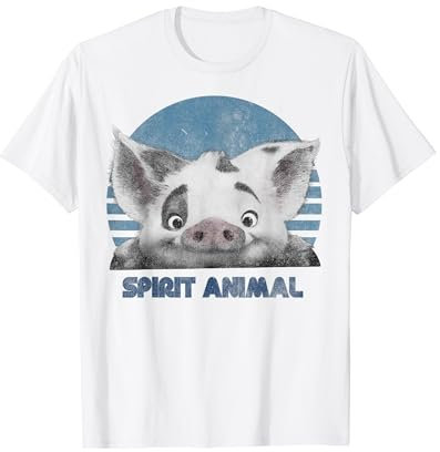 Disney Moana Pua Spirit Animal Portrait T-Shirt