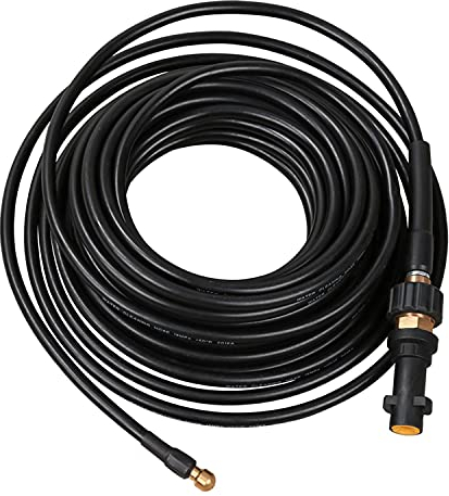 Lospitch Tuyau de nettoyage de tuyaux 30 m 180 bar Kit de nettoyage de tuyaux avec adaptateur professionnel pour nettoyeur haute pression