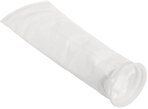PATIKIL 4 Inch Ring Filter Socks 50 Micron, Mesh Bags Pool Skimmer Basket, White