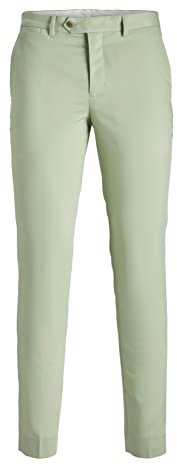 Jack & Jones JPRFRANCO Trouser Noos Pantalon de Costume, Celadon Green/Fit:Super Slim FIT, 52 pour des Hommes