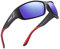 PUKCLAR Herren Sonnenbrille Polarisierte Sportbrille Radsportbrillen Fahrerbrille Damen UV400 Schutz Cat 3 CE