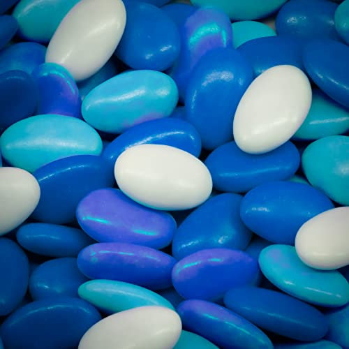 Confetti Celesti Battesimo Bimbo - Raffinata Selezione di Confetti Celesti di altissima qualità - Senza Glutine e Senza Grassi Idrogenati (Doppio Cioccolato Sfumati Celesti g 500-95 pz)