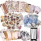 290er Pack Ästhetische Scrapbooking Aufkleber, DIY dekorative Papier Kit für Scrapbook Supplies Journal Kit (Dessert Zeit)