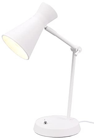 Reality Leuchten Tischleuchte Enzo R50781031, Metall Weiß matt, exkl. 1x E27
