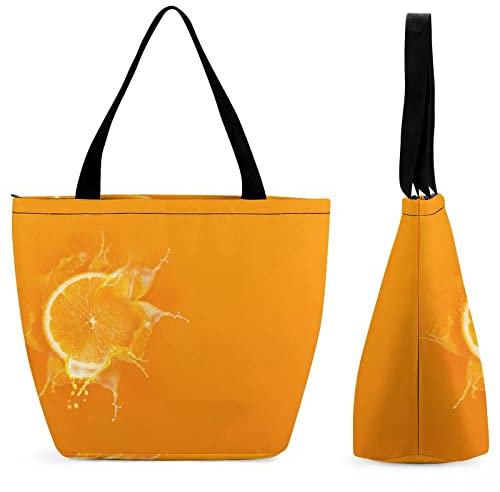 Einkaufstasche Für Frauen Orange Frucht Tragetasche Handtasche Umhängetaschen