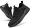 CAIQDM Damen Turnschuhe Sneaker Schuhe Damen Sportschuhe Laufschuhe Tennisschuhe Outdoor Running Damen Walkingschuhe Straßenlaufschuhe rutschfest Atmungsaktiv Leichtgewichts Schwarz 37