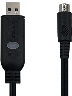 DSD TECH SH-P8V USB RS422 Cable de programación para Mitsubishi PLC FX3U y FX Series-4.9FT