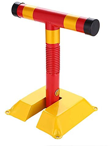 UYSELA Parking Lock,Parking Barrieren Folding Parking, Parking Lock To Lock Thicker Bumper Spacer Garage, Parking Pile Compressive Parking Car Locked Against Pressure Pollard