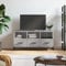 ShCuShan TV-Schrank Grau Sonoma 102x36x50 cm Holzwerkstoff Sideboard Tv HiFi Rack